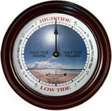 9.5" Classic Wooden tide clock with Beach artwork