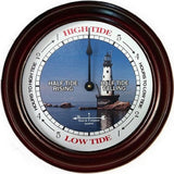 9.5" Classic Wooden tide clock with Lighthouse artwork