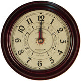9.5" Classic Wooden Tide & Time clock with Cream dial